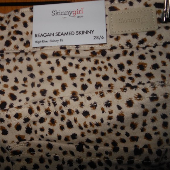 Skinnygirl by Bethenny Frankel Animal Print Jeans - Picture 9 of 13